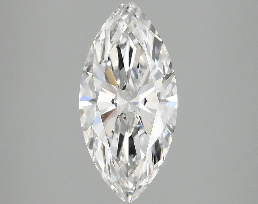 2.04 Carat Marquise Shaped Excellent Cut VVS2 IGI Certified Lab Grown Diamond