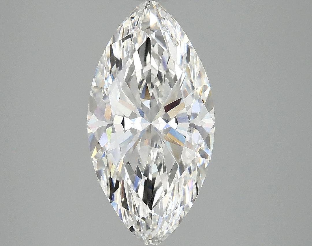 3.09 Carat Marquise Shaped Ideal Cut VVS2 IGI Certified Lab Grown Diamond