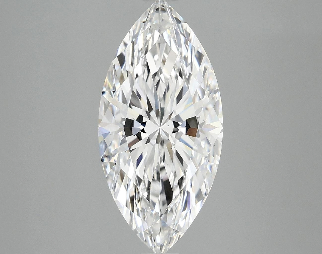 3.09 Carat Marquise Shaped Excellent Cut VS2 IGI Certified Lab Grown Diamond