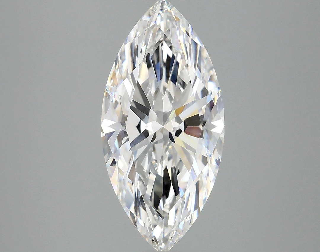 3.09 Carat Marquise Shaped Excellent Cut VVS2 IGI Certified Lab Grown Diamond