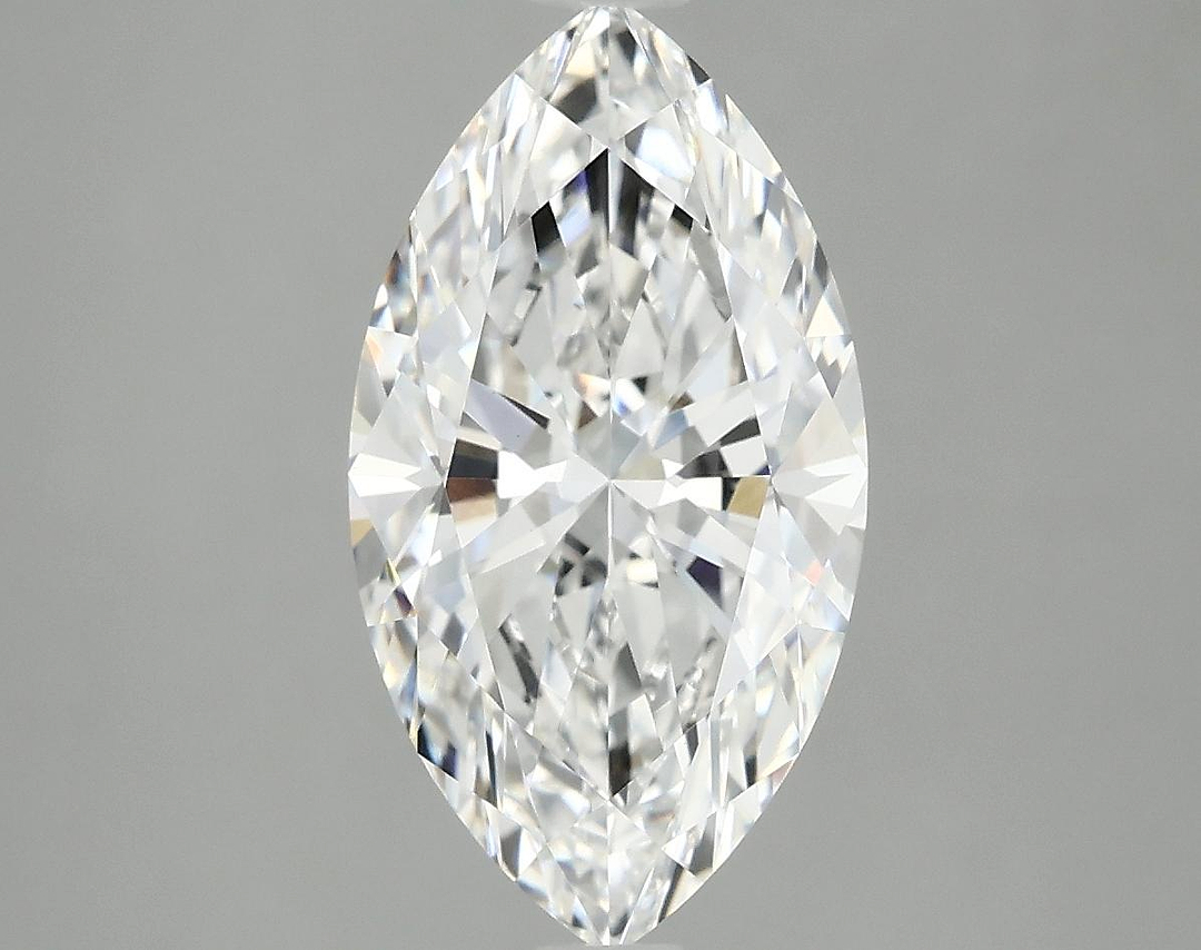 3.02 Carat Marquise Shaped Excellent Cut VVS2 IGI Certified Lab Grown Diamond