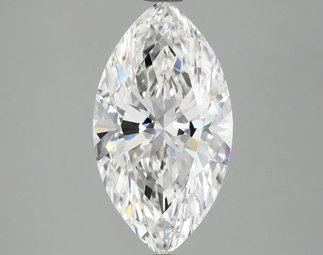 3.08 Carat Marquise Shaped Excellent Cut VVS2 IGI Certified Lab Grown Diamond