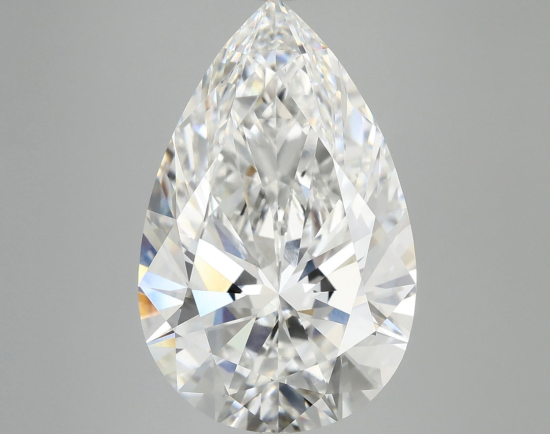9.62 Carat Pear Shaped Ideal Cut VVS2 IGI Certified Lab Grown Diamond
