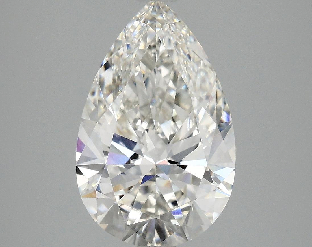 3.04 Carat Pear Shaped Ideal Cut VVS2 IGI Certified Lab Grown Diamond