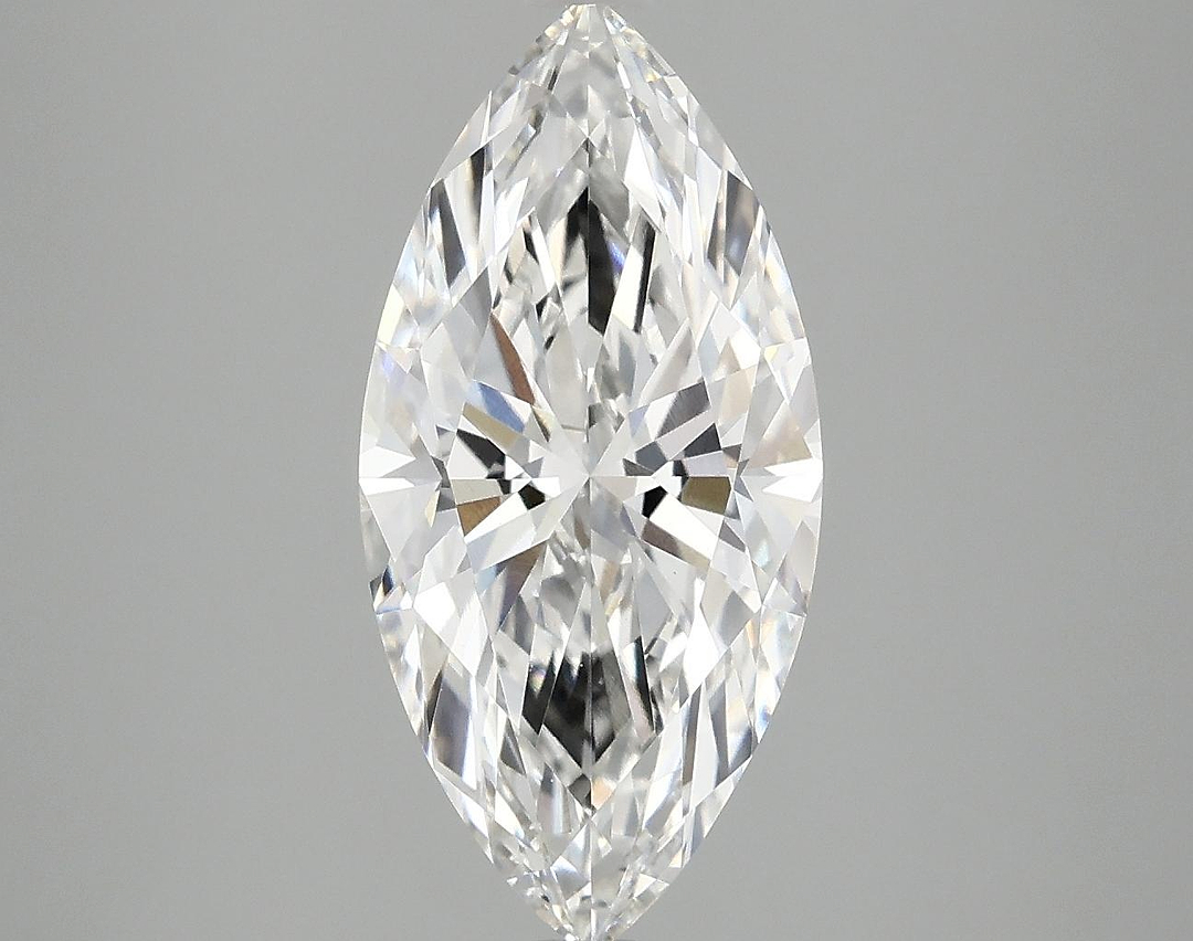 3.02 Carat Marquise Shaped Excellent Cut VVS2 IGI Certified Lab Grown Diamond