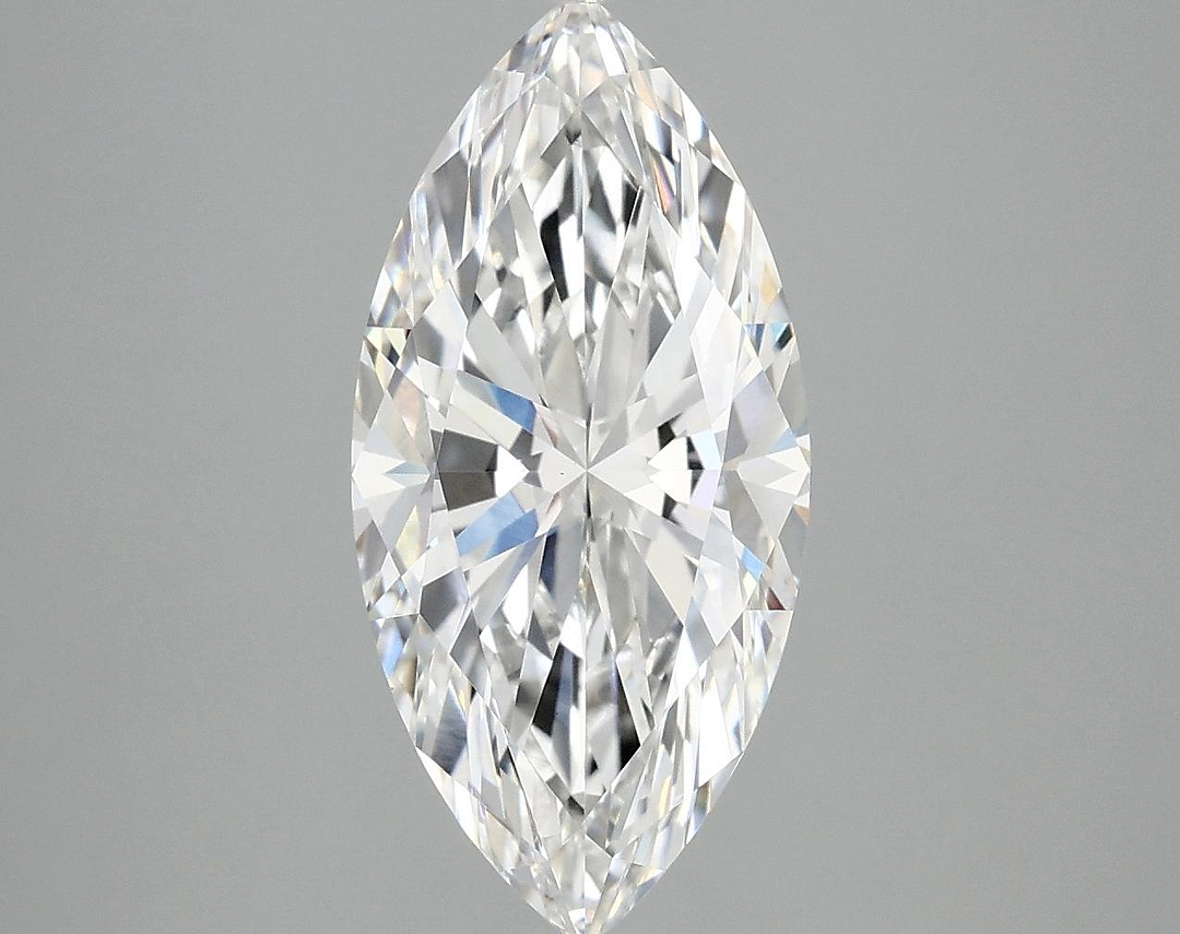 3.08 Carat Marquise Shaped Excellent Cut VVS2 IGI Certified Lab Grown Diamond