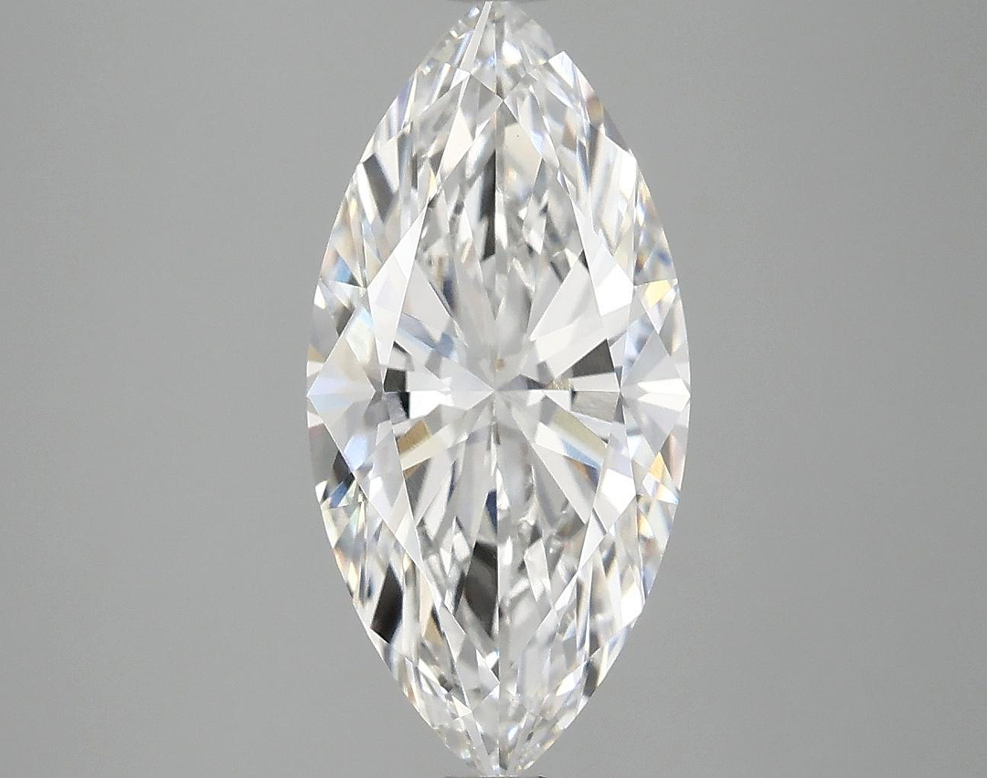 3.04 Carat Marquise Shaped Excellent Cut VVS2 IGI Certified Lab Grown Diamond