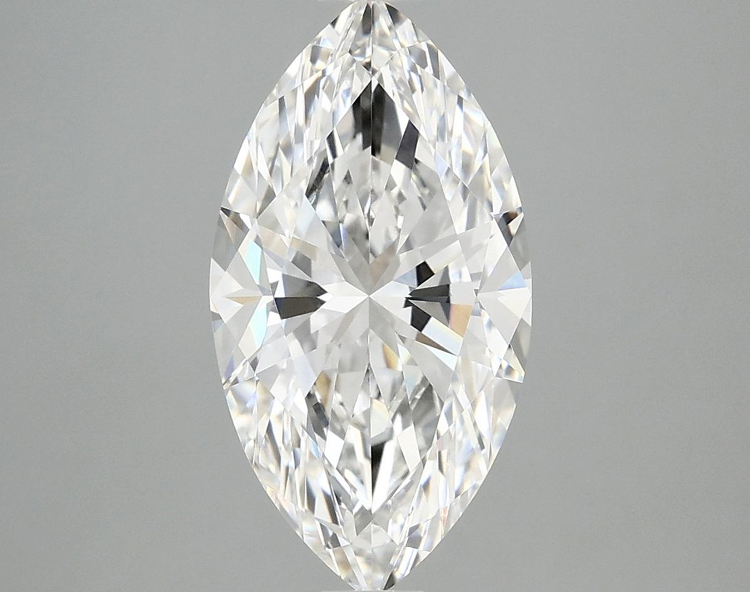 3.09 Carat Marquise Shaped Excellent Cut VVS2 IGI Certified Lab Grown Diamond