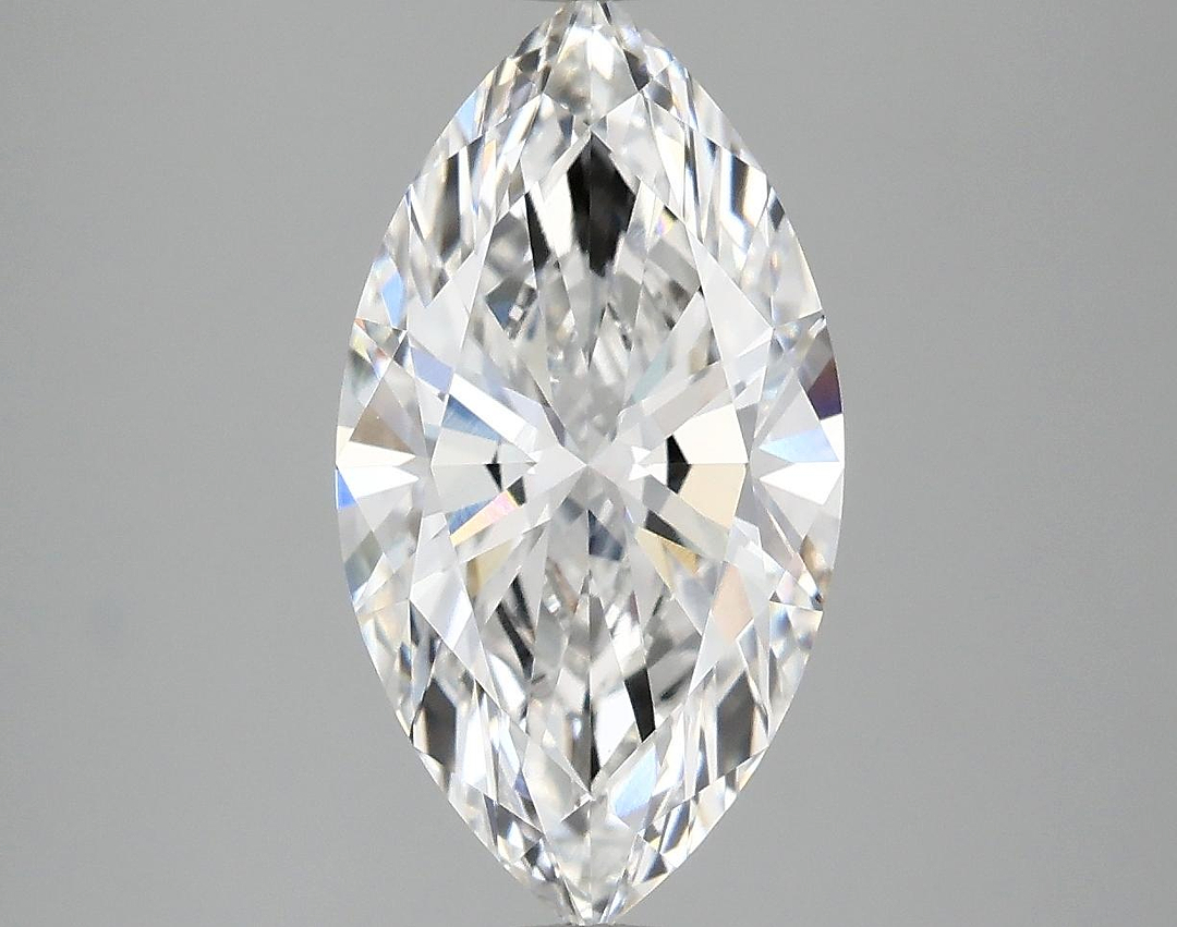 2.98 Carat Marquise Shaped Excellent Cut VVS2 IGI Certified Lab Grown Diamond