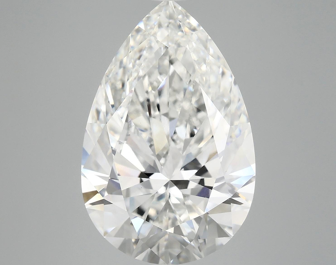 7.24 Carat Pear Shaped Excellent Cut VVS2 IGI Certified Lab Grown Diamond