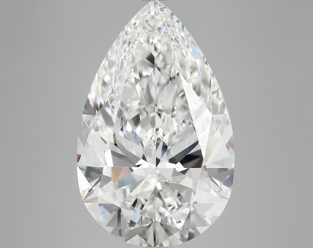 8.28 Carat Pear Shaped Ideal Cut VVS2 IGI Certified Lab Grown Diamond