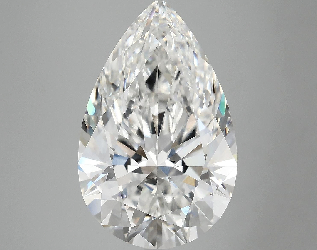 7.19 Carat Pear Shaped Ideal Cut VVS2 IGI Certified Lab Grown Diamond