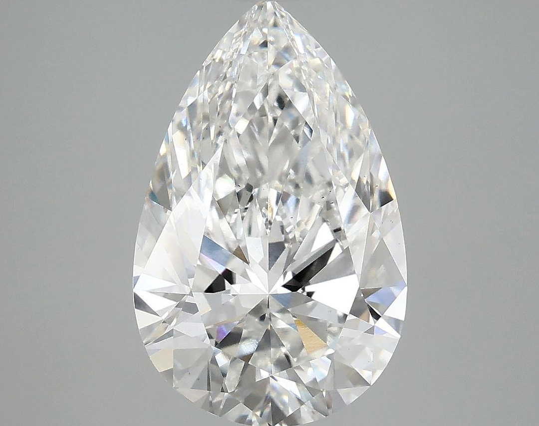 4.03 Carat Pear Shaped Ideal Cut VS2 IGI Certified Lab Grown Diamond