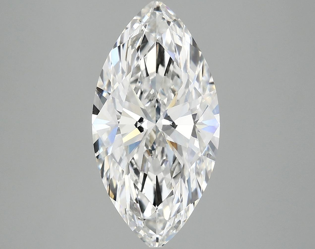 3.1 Carat Marquise Shaped Ideal Cut VVS2 IGI Certified Lab Grown Diamond