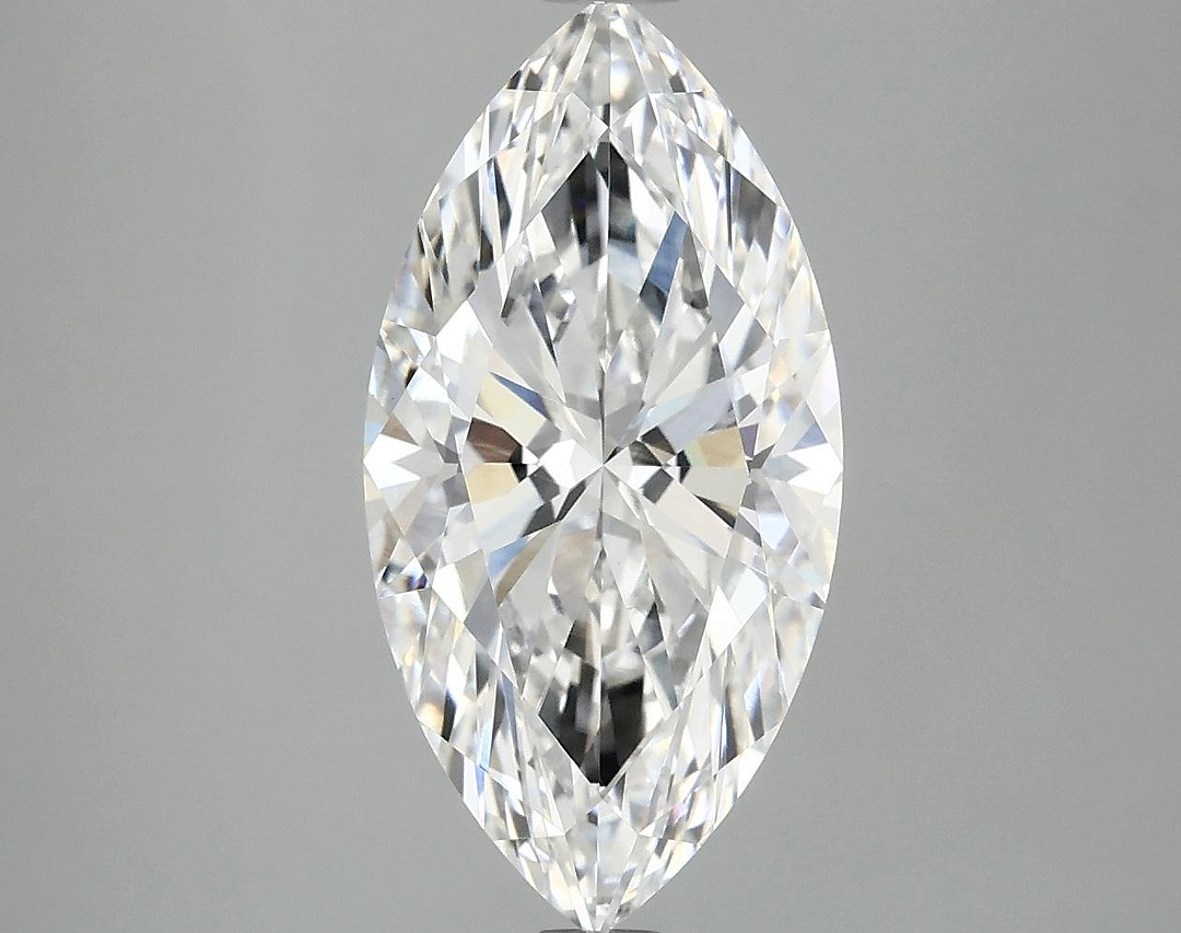 3.07 Carat Marquise Shaped Ideal Cut VVS2 IGI Certified Lab Grown Diamond