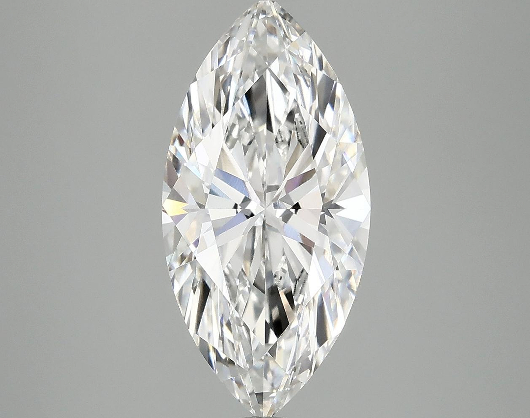 3.01 Carat Marquise Shaped Ideal Cut VVS2 IGI Certified Lab Grown Diamond