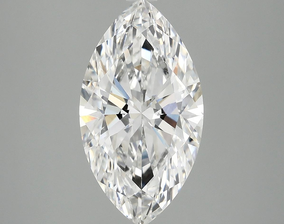 3.09 Carat Marquise Shaped Excellent Cut VVS2 IGI Certified Lab Grown Diamond