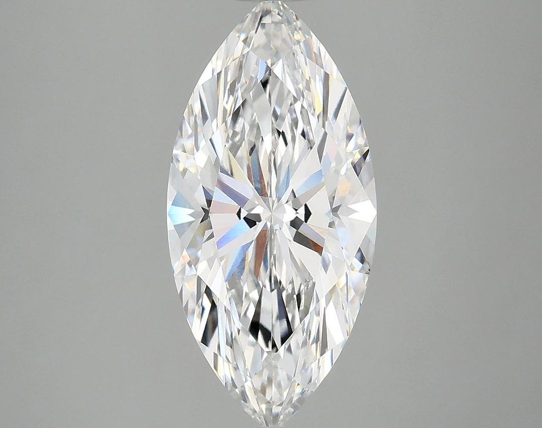 3.01 Carat Marquise Shaped Excellent Cut VVS2 IGI Certified Lab Grown Diamond