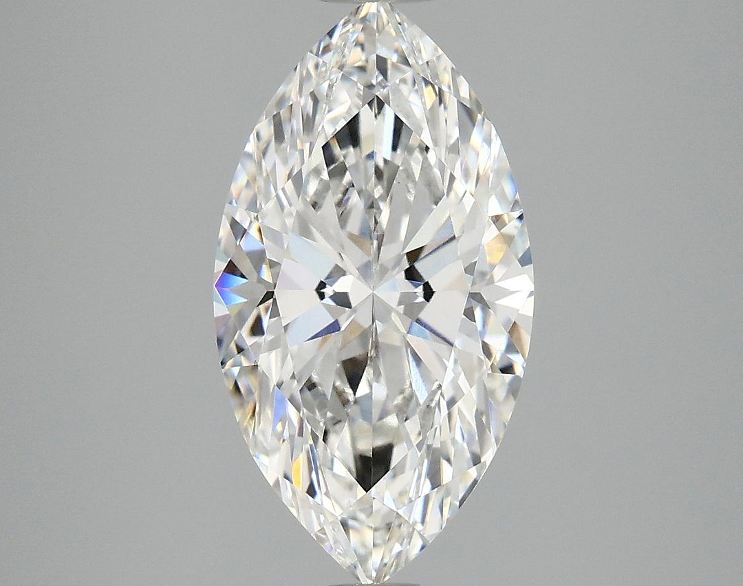 3.07 Carat Marquise Shaped Excellent Cut VVS2 IGI Certified Lab Grown Diamond
