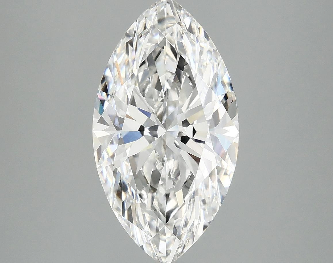 3.06 Carat Marquise Shaped Excellent Cut VVS2 IGI Certified Lab Grown Diamond