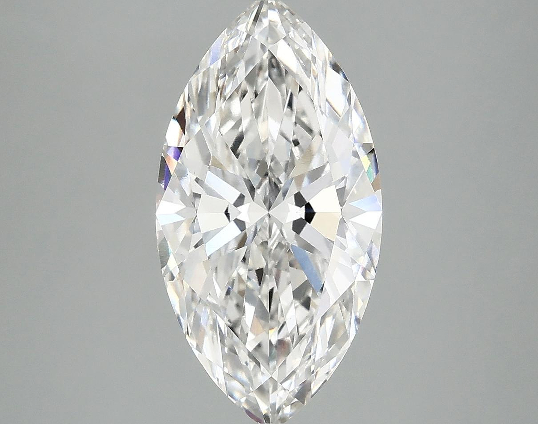 3.02 Carat Marquise Shaped Ideal Cut VVS2 IGI Certified Lab Grown Diamond