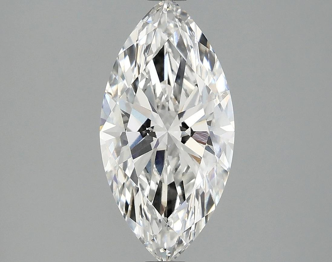 2.02 Carat Marquise Shaped Ideal Cut VVS2 IGI Certified Lab Grown Diamond