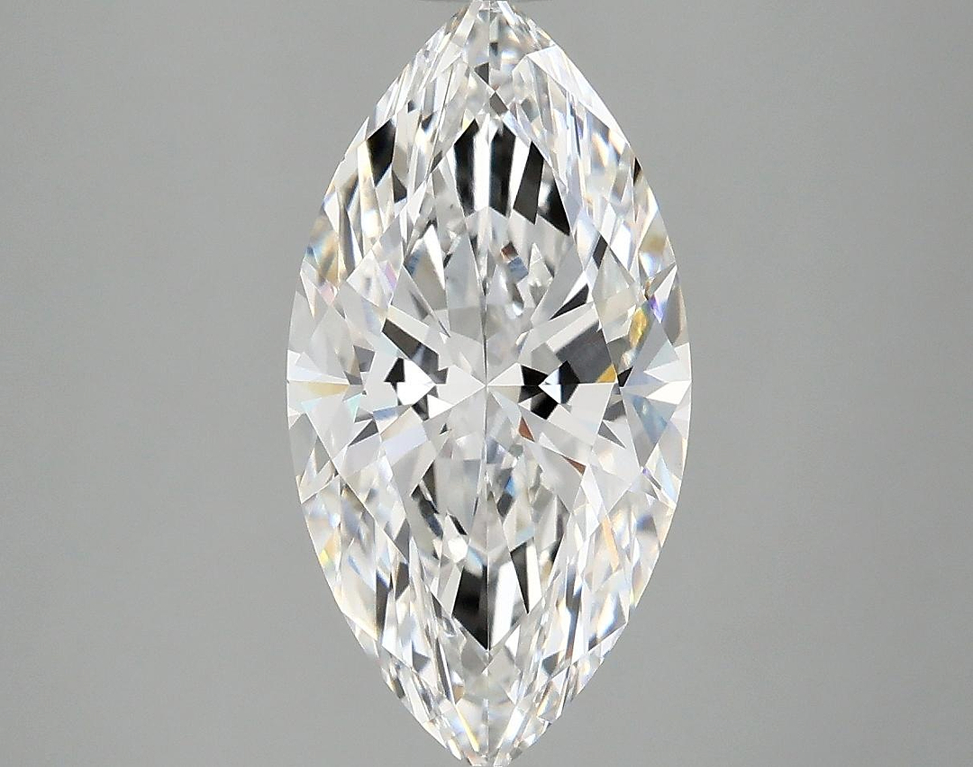 3.01 Carat Marquise Shaped Ideal Cut VVS2 IGI Certified Lab Grown Diamond