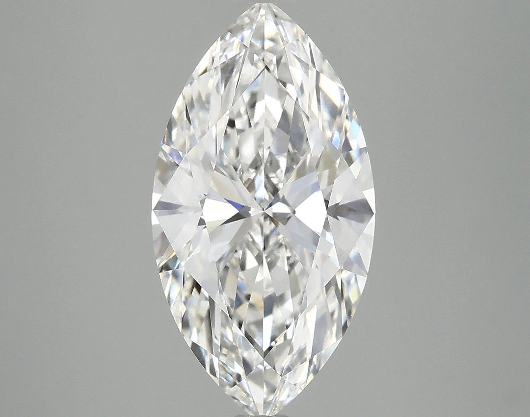 3.09 Carat Marquise Shaped Excellent Cut VVS2 IGI Certified Lab Grown Diamond