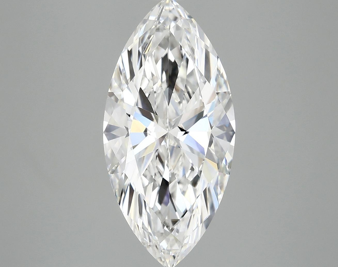 3.01 Carat Marquise Shaped Excellent Cut VVS2 IGI Certified Lab Grown Diamond