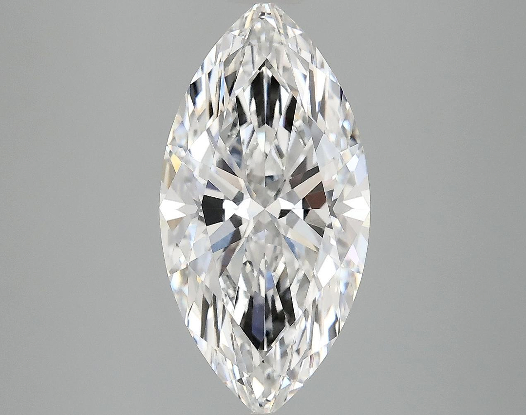 3.07 Carat Marquise Shaped Ideal Cut VVS2 IGI Certified Lab Grown Diamond
