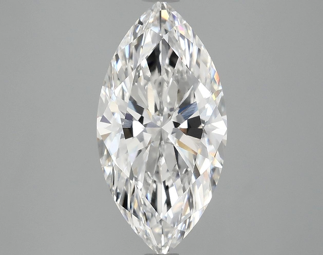 3.06 Carat Marquise Shaped Ideal Cut VVS2 IGI Certified Lab Grown Diamond