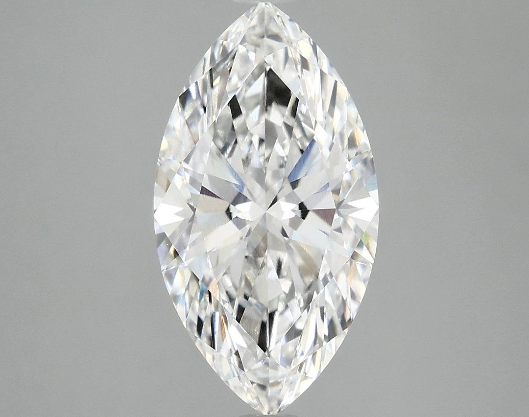 3.02 Carat Marquise Shaped Excellent Cut VVS2 IGI Certified Lab Grown Diamond
