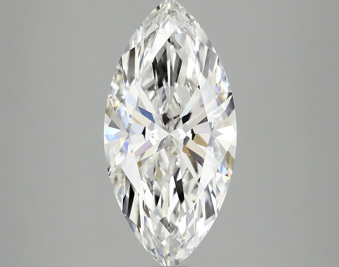2.81 Carat Marquise Shaped Excellent Cut VVS2 IGI Certified Lab Grown Diamond