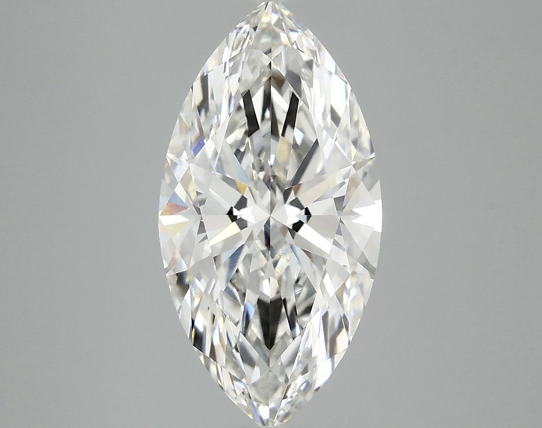 3.09 Carat Marquise Shaped Ideal Cut VVS2 IGI Certified Lab Grown Diamond