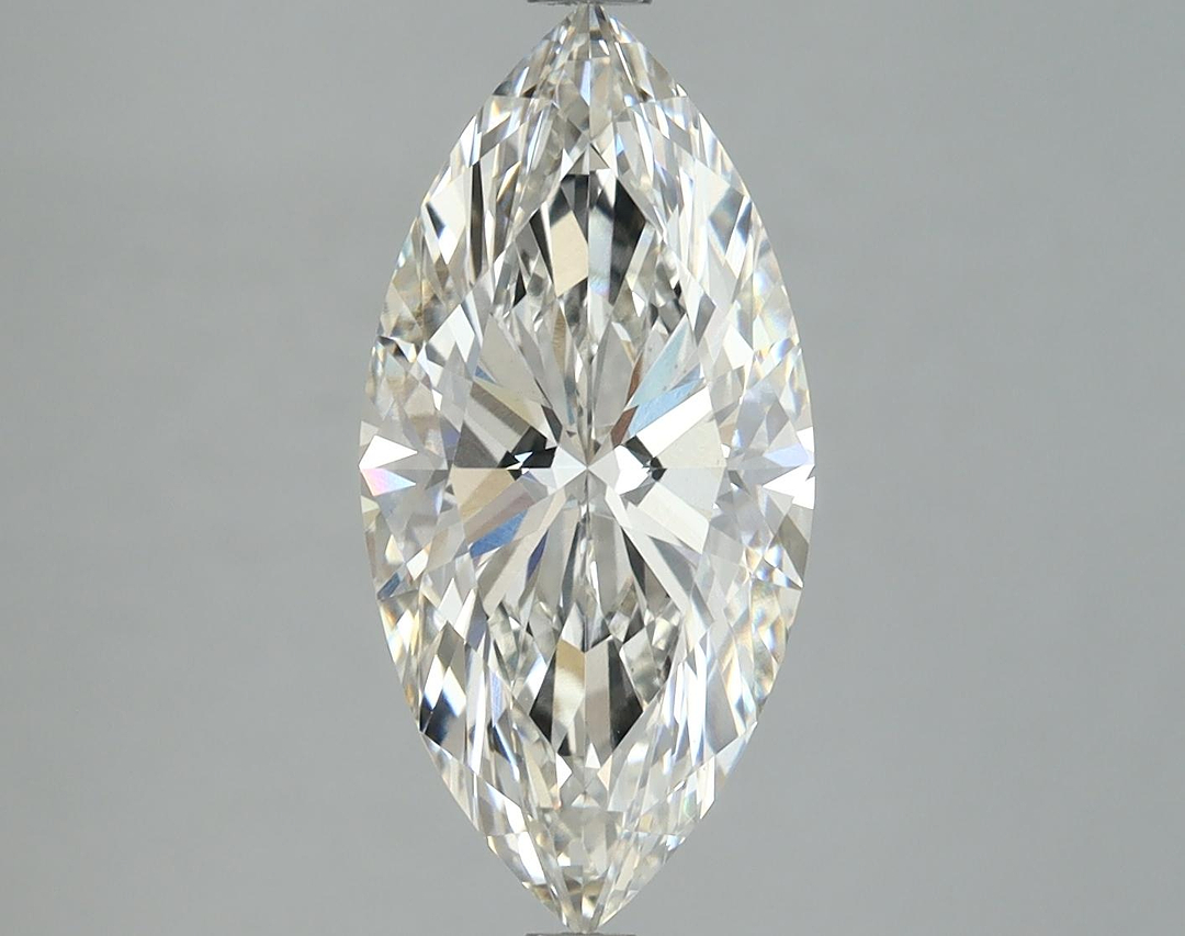 3.09 Carat Marquise Shaped Ideal Cut VVS2 IGI Certified Lab Grown Diamond
