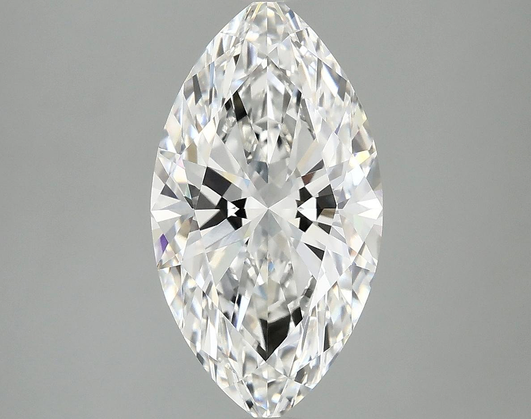 3.1 Carat Marquise Shaped Excellent Cut VVS2 IGI Certified Lab Grown Diamond