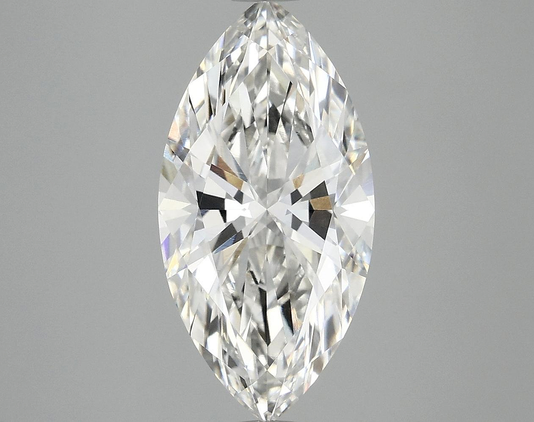 3.07 Carat Marquise Shaped Ideal Cut VVS2 IGI Certified Lab Grown Diamond