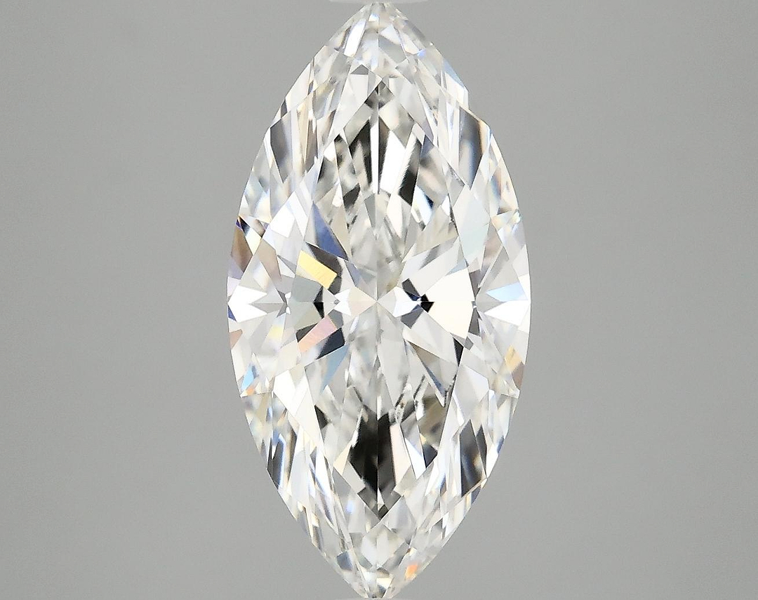 3.02 Carat Marquise Shaped Ideal Cut VVS2 IGI Certified Lab Grown Diamond