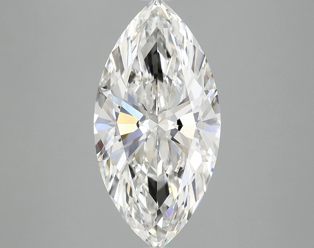 3.03 Carat Marquise Shaped Ideal Cut VVS2 IGI Certified Lab Grown Diamond
