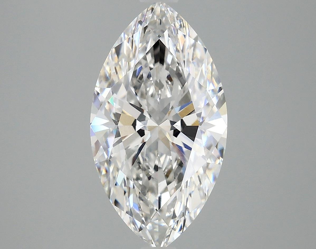 3.09 Carat Marquise Shaped Excellent Cut VVS2 IGI Certified Lab Grown Diamond
