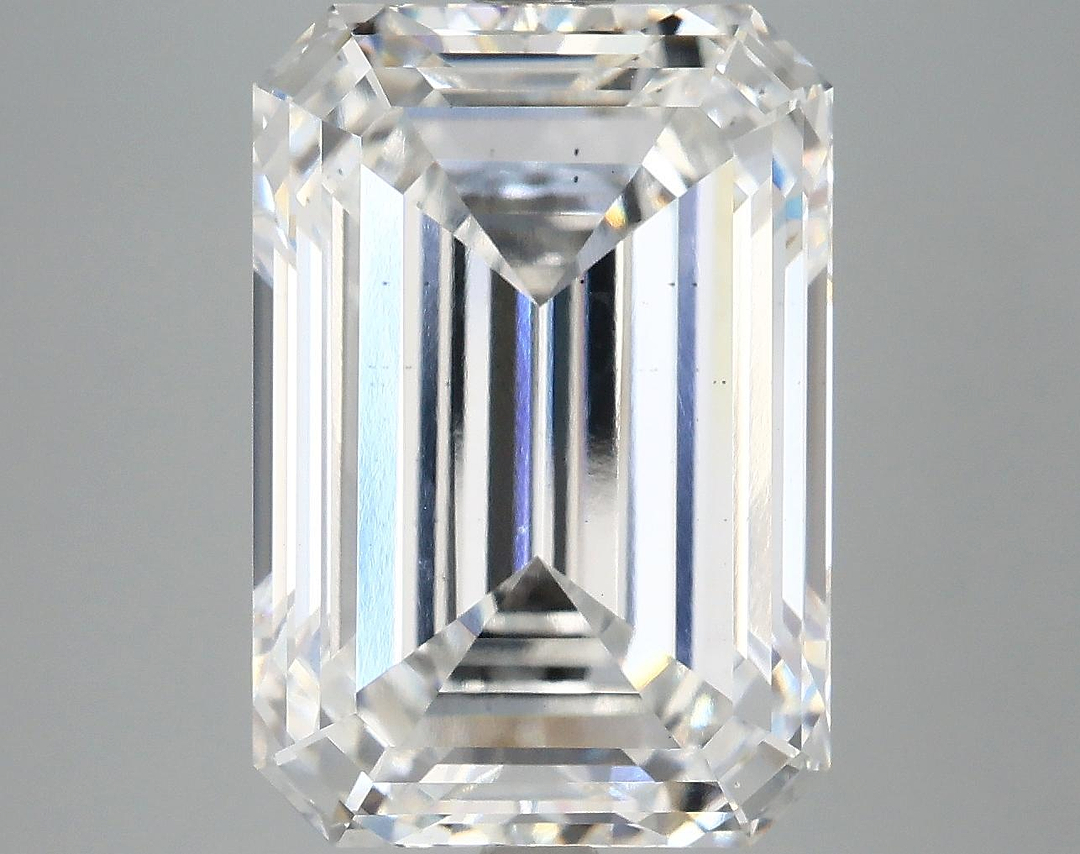 10.07 Carat Emerald Shaped Ideal Cut SI1 IGI Certified Lab Grown Diamond