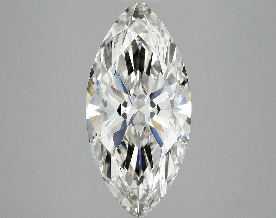 3.06 Carat Marquise Shaped Excellent Cut VVS2 IGI Certified Lab Grown Diamond