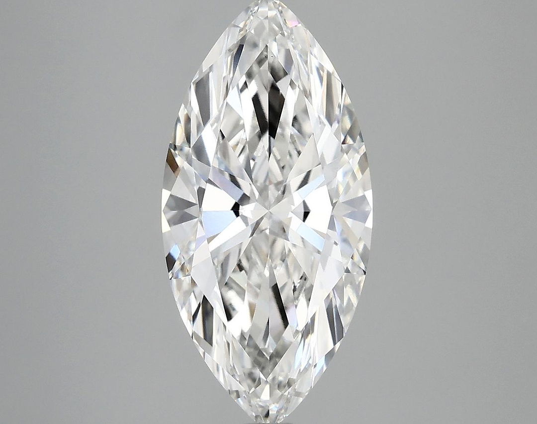 3.01 Carat Marquise Shaped Excellent Cut VVS2 IGI Certified Lab Grown Diamond
