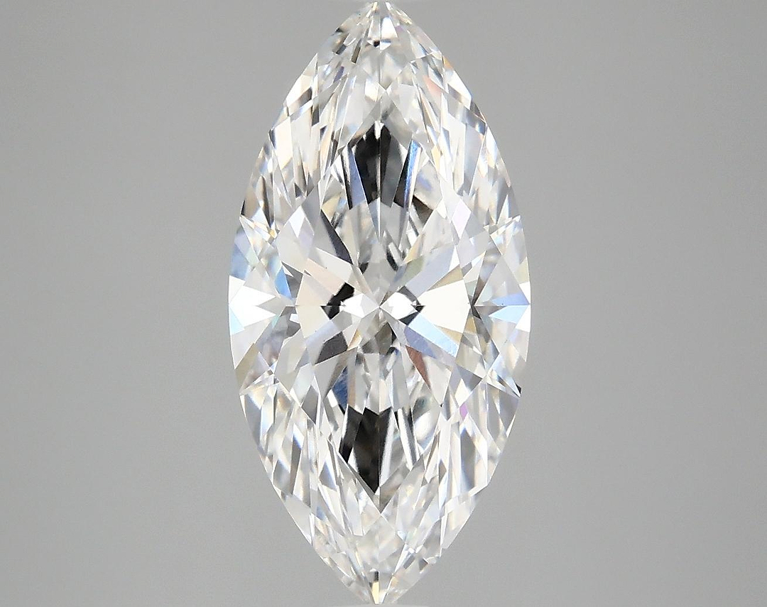 3.01 Carat Marquise Shaped Ideal Cut VVS2 IGI Certified Lab Grown Diamond