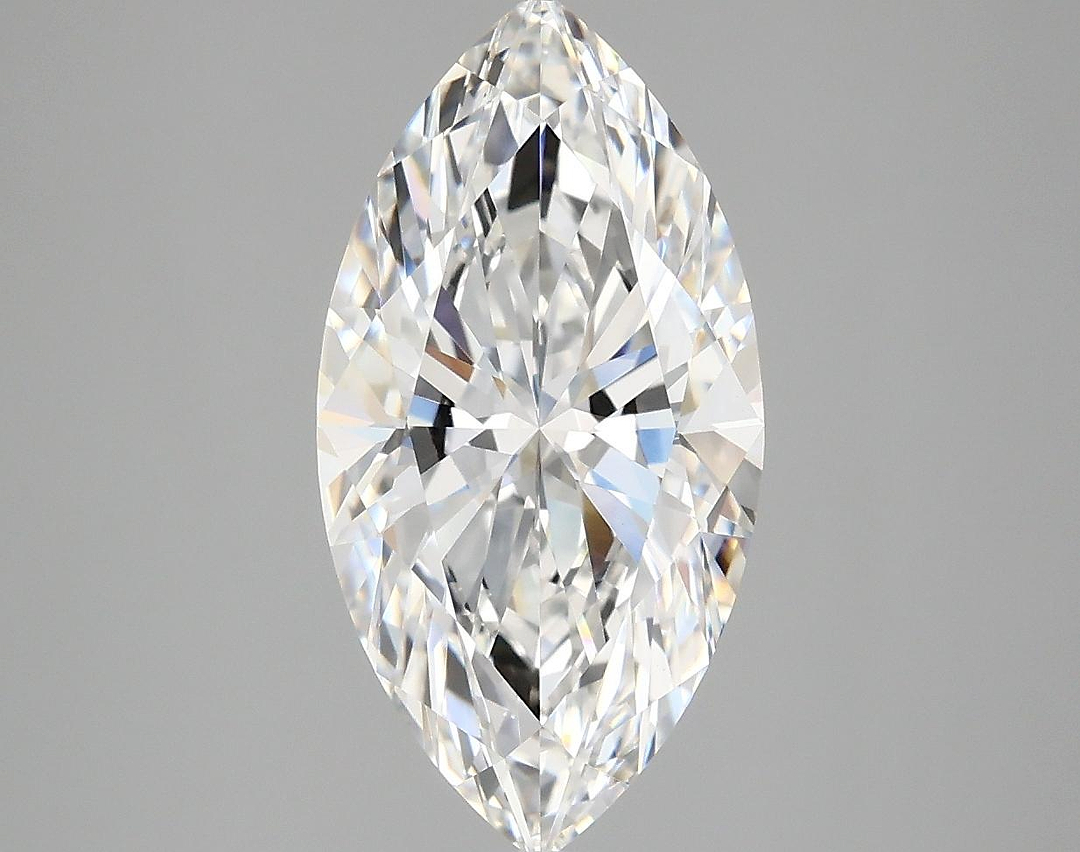 3.02 Carat Marquise Shaped Ideal Cut VVS2 IGI Certified Lab Grown Diamond