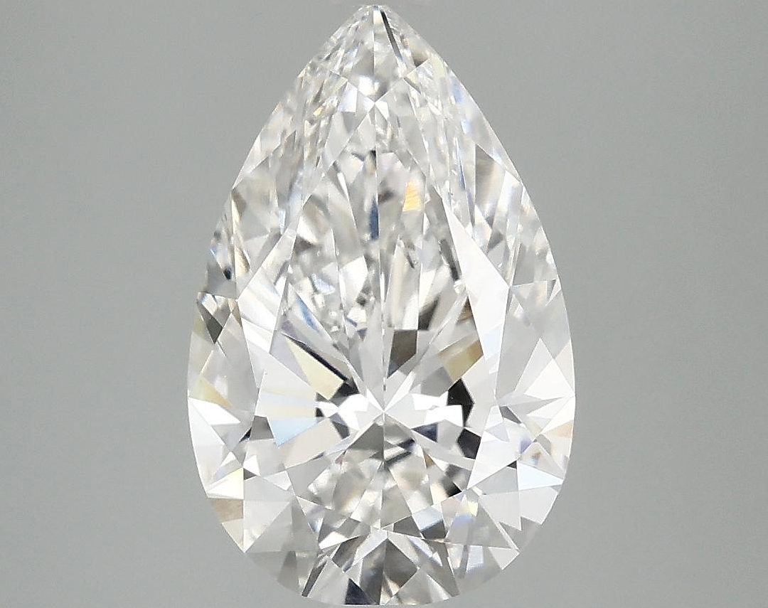 3.09 Carat Pear Shaped Ideal Cut VS1 IGI Certified Lab Grown Diamond