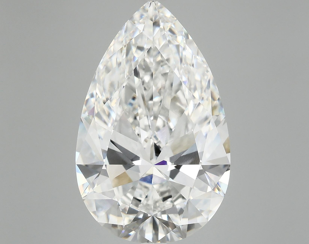 10.1 Carat Pear Shaped Ideal Cut VVS2 IGI Certified Lab Grown Diamond