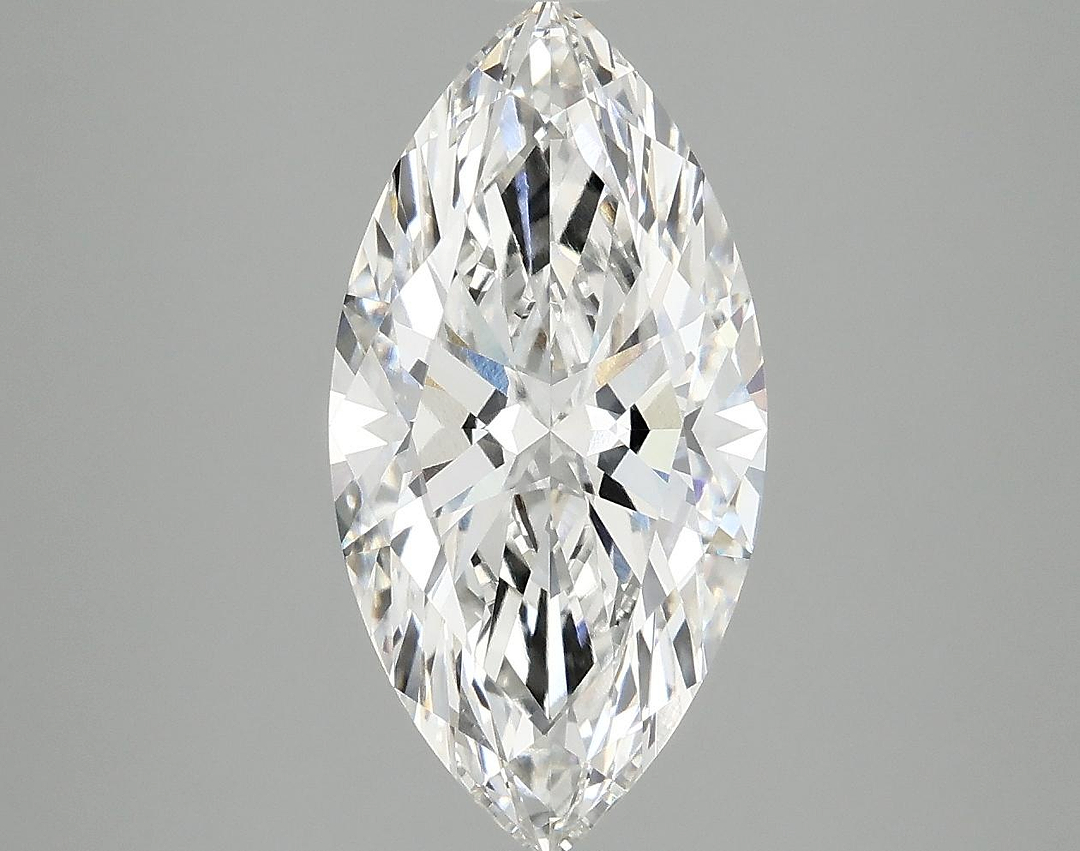 3.09 Carat Marquise Shaped Ideal Cut VVS2 IGI Certified Lab Grown Diamond