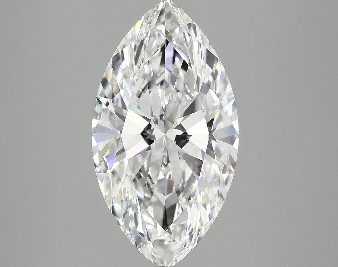 3.04 Carat Marquise Shaped Excellent Cut VVS2 IGI Certified Lab Grown Diamond