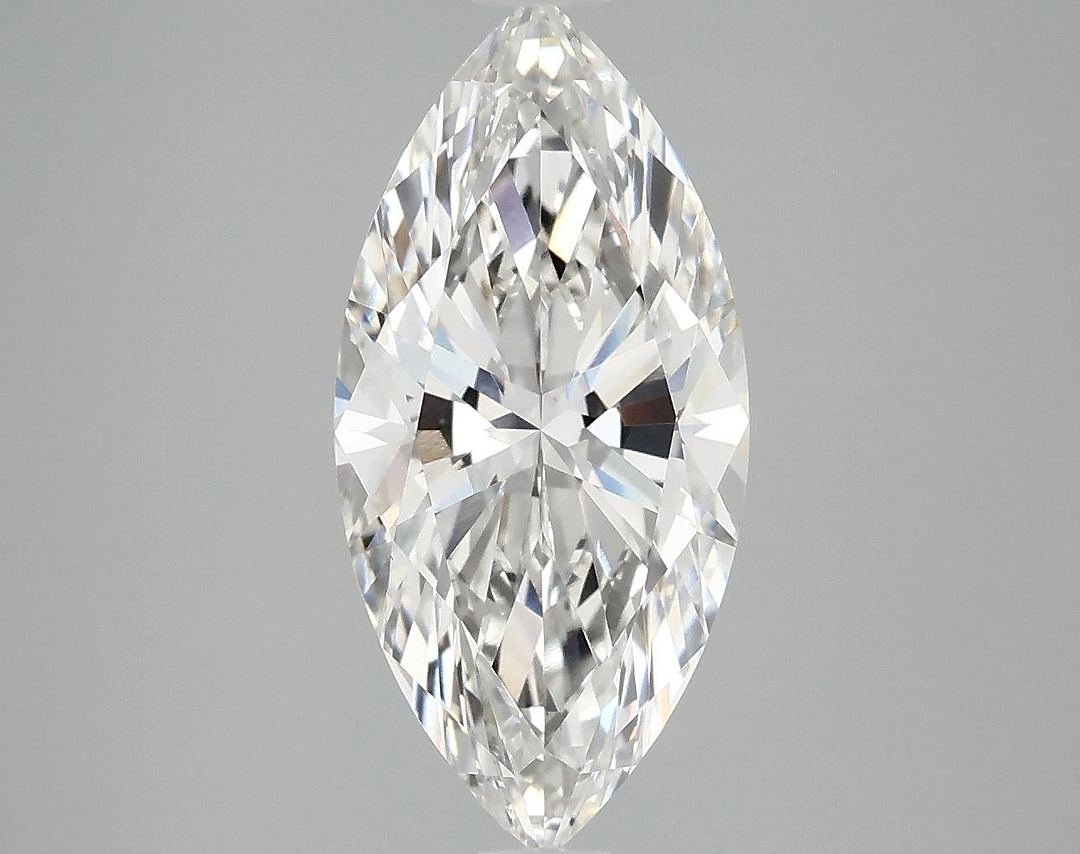 3.06 Carat Marquise Shaped Excellent Cut VVS2 IGI Certified Lab Grown Diamond